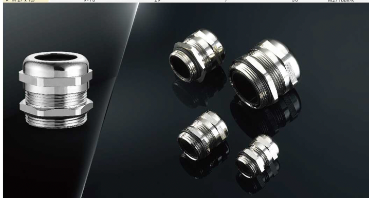 M Type Metalic Cable Glands