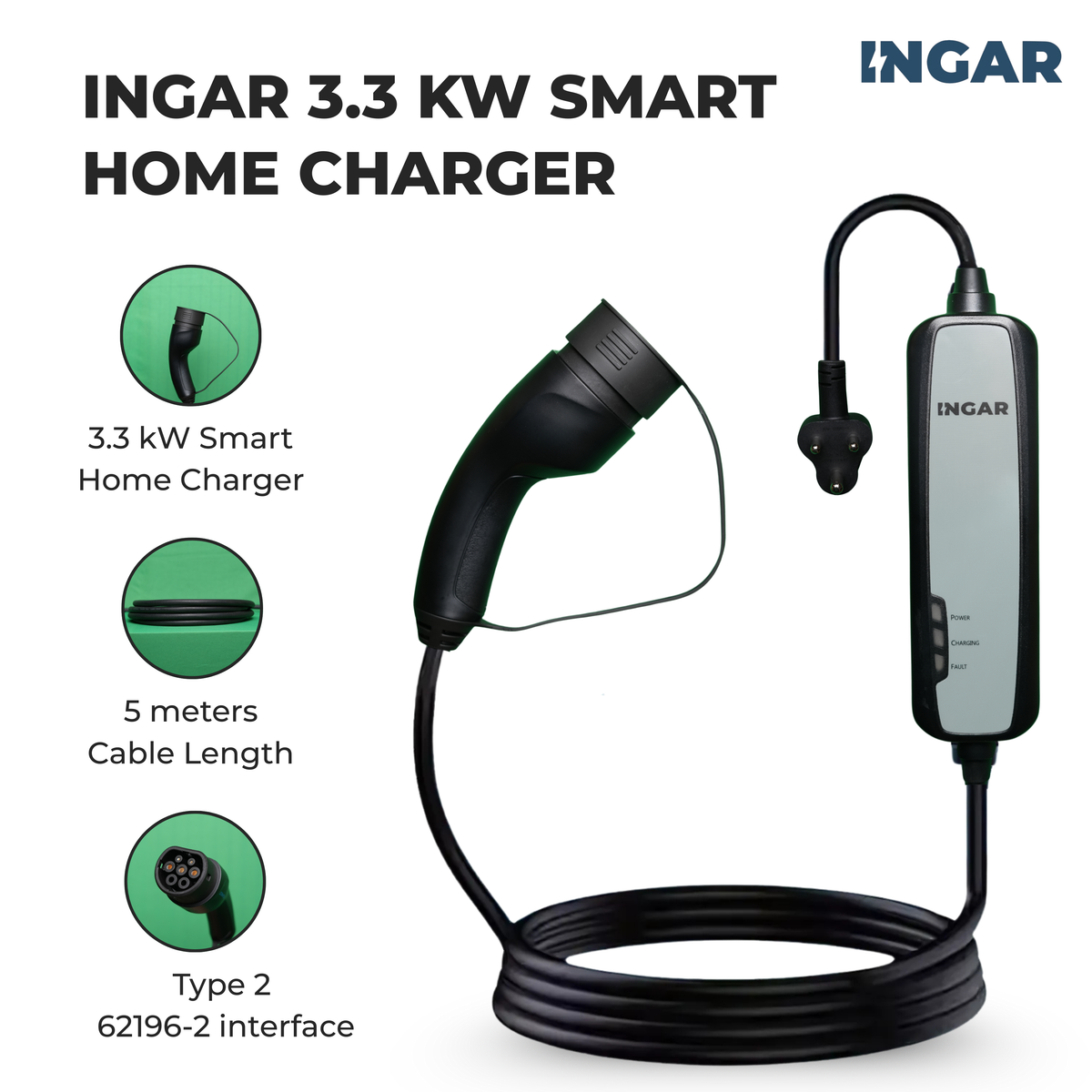 INGAR 3.3 KW SMART HOME CHARGER