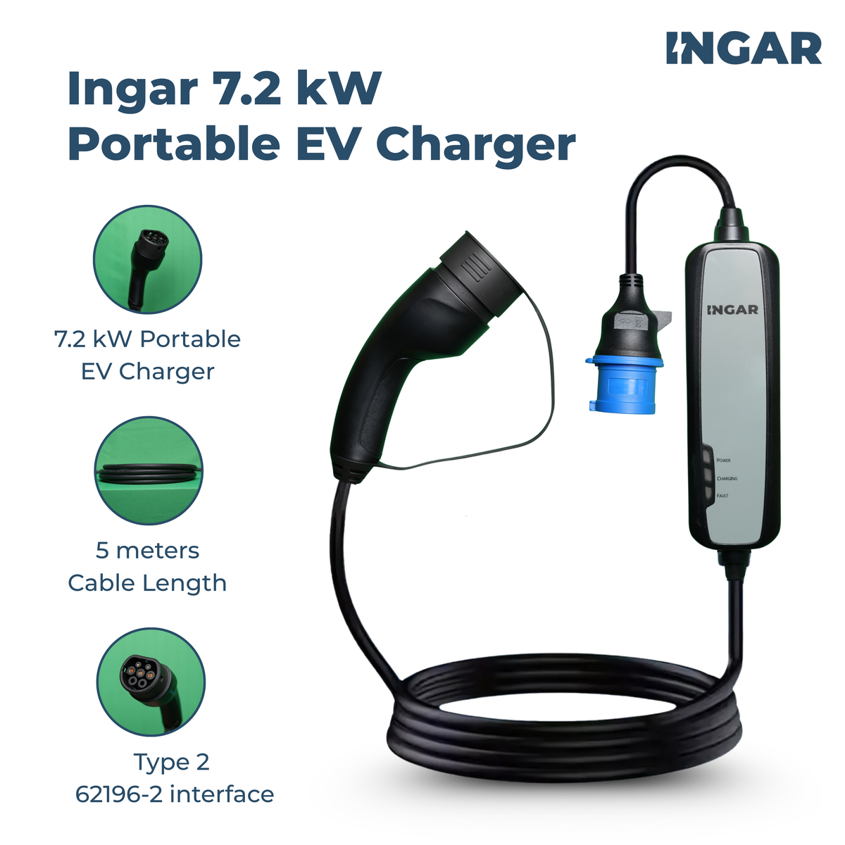 INGAR 7.2 KW Portable Charger